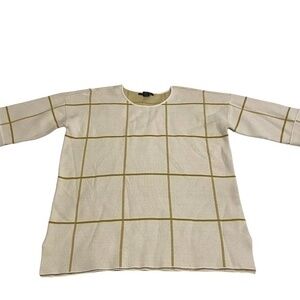 Tahari Knit Checker Sweater Women Size 1X NWT